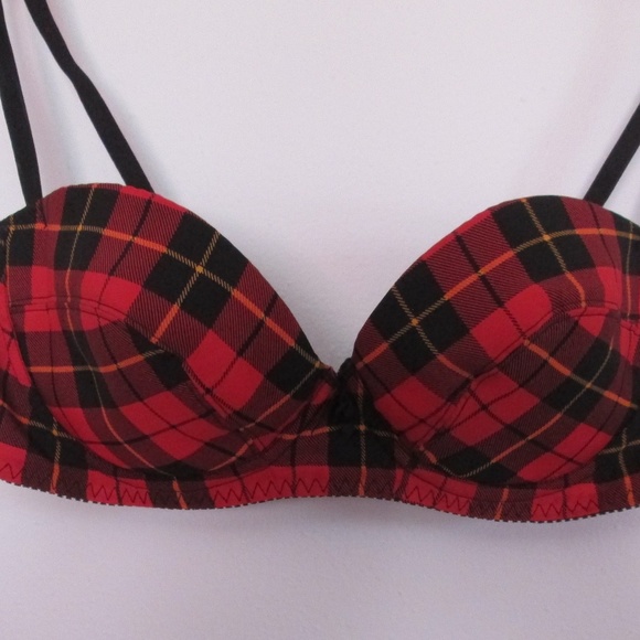 ENHANCE Other - 💥SOLD💥 ENHANCE PLAID BRA – NWOT